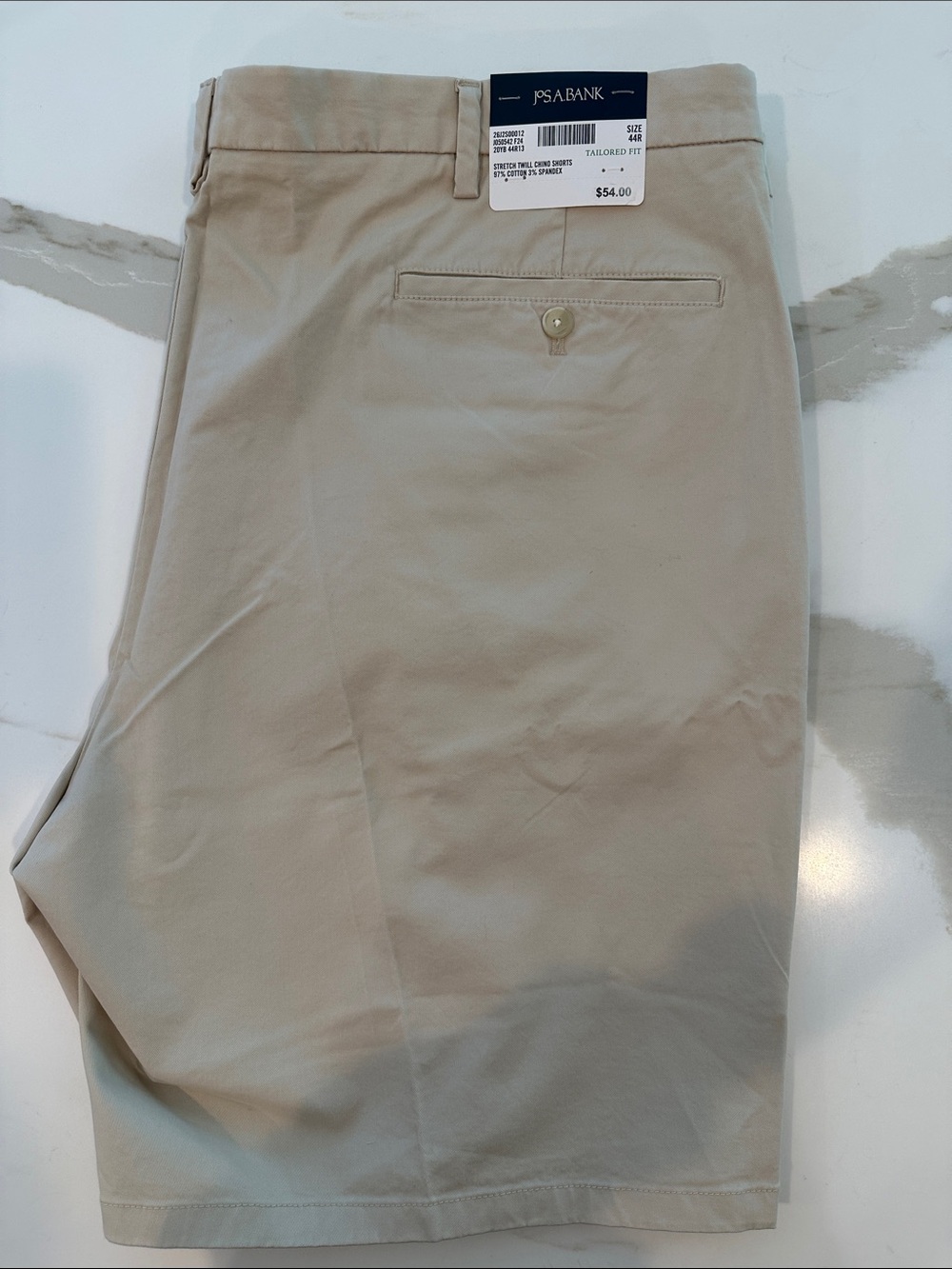 NWT Jos. A. Bank Men's Khaki Tailored Fit Chino Pants